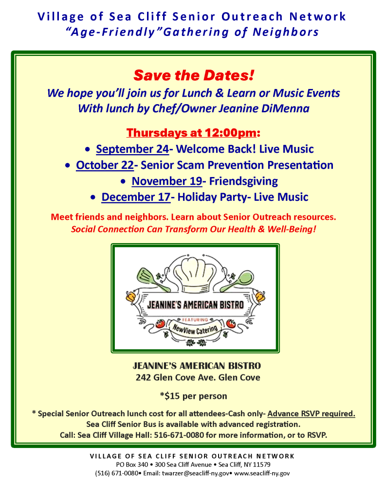 Senior Outreach Lunch & Learn: Senior Scam Prevention